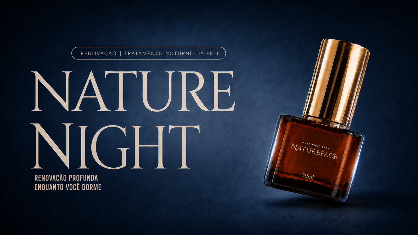 NatureNight — renovação profunda enquanto você dorme · Linha Home Care 30ml